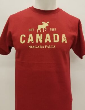 T305 - VINTAGE MOOSE - Cardinal Red