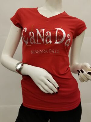 LVTS 601  Silver Canada - Cardinal Red