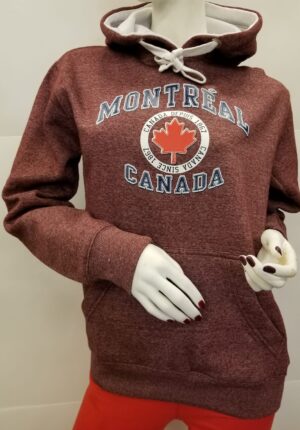 LHD 1050 LEAF PUFF - Burgundy Heather