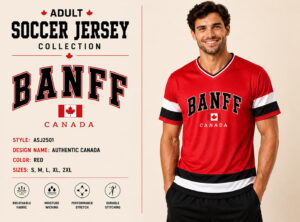 Authentic Canada Banff Red