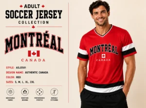 Authentic Canada Montreal Red