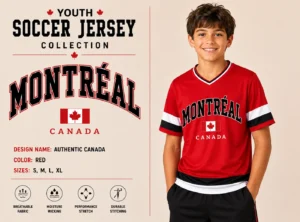 Authentic Canada Montreal Red