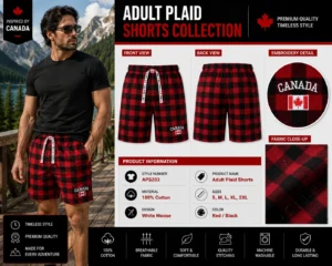 Authentic Flag Canada Red and Black