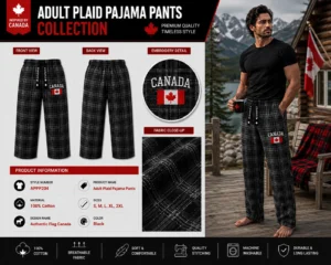 Authentic Flag Canada Black
