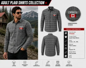 Authentic Flag Canada Grey