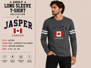 Authentic Flag Canada Jasper Charcoal