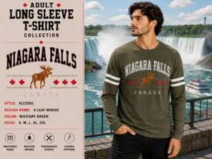 Four Leaf Moose Niagara Falls Military Green