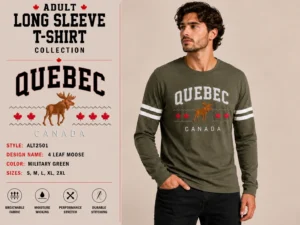 Four Leaf Moose Quebec Military Green