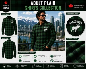 Muscle Moose Vancouver Green and Black