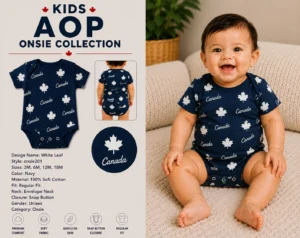 White Leaf Navy